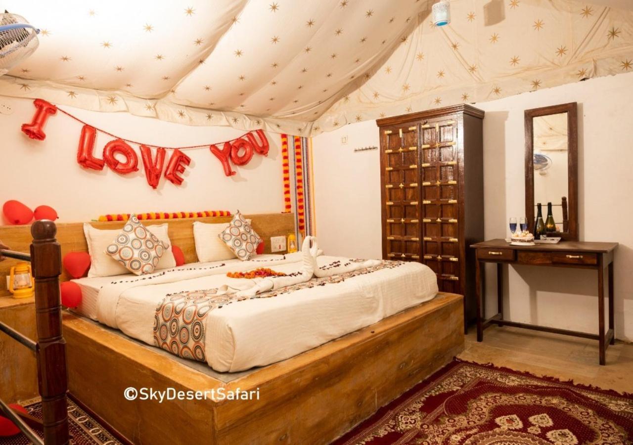 Sky Desert Safari Camp Jaisalmer Exterior foto